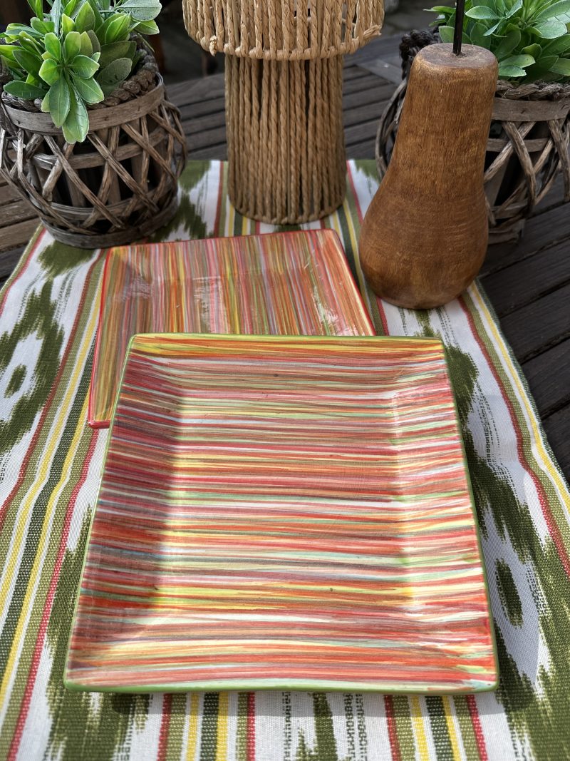 Keramik Servierplatten Multicolor – Bild 2