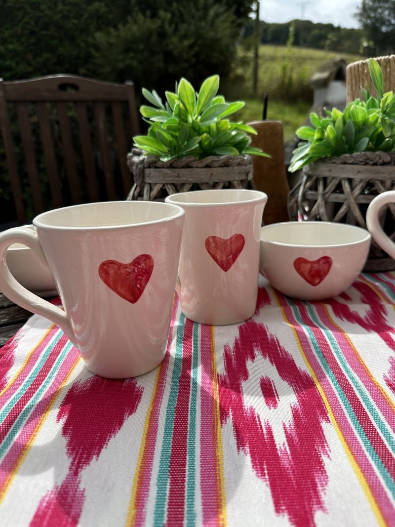 ❤️ Keramik Herz Serie - Tassen & Bowl, Müsli-Schalen – Bild 2