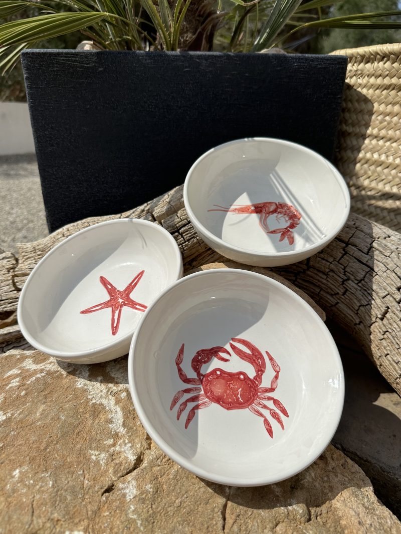 Keramik Salatschalen Rot/Weiß mit Motiv ❤️ – Bild 6