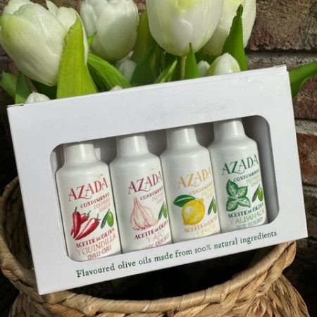 ! Bestseller ! Azada Olivenöl -Chili, Zitrone, Basilikum, Knoblauch im Set 💚