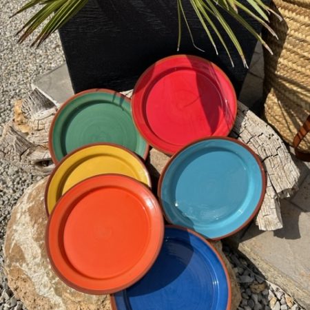 Kuchenteller/Frühstücksteller in tollen mediterranen Farben 🌴