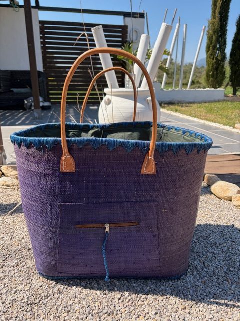 🌴 Bunte XL Korbtasche/Markt-,Strandtasche – Bild 8