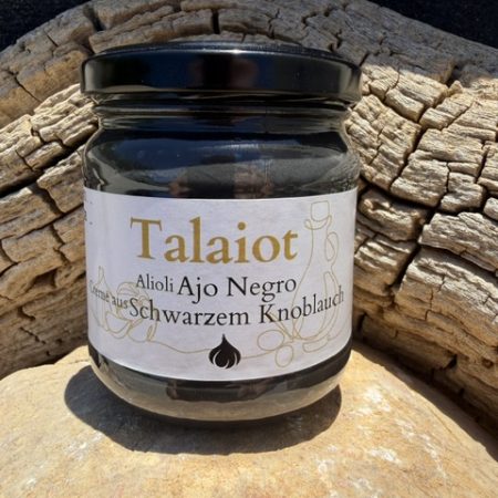 🧄 Cremige Alioli mit schwarzen Knoblauch 185gr Glas