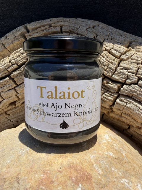 🧄 Cremige Alioli mit schwarzen Knoblauch 185gr Glas